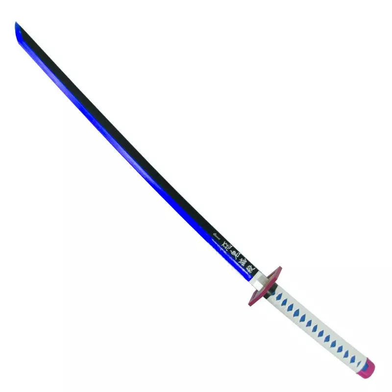 KATANA DECO LAME BAMBOU ET LED MOTIF DEMON SLAYER