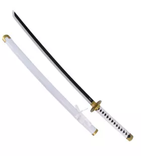 KATANA DECO LAME BAMBOU ET LED MOTIF ONE PIECE