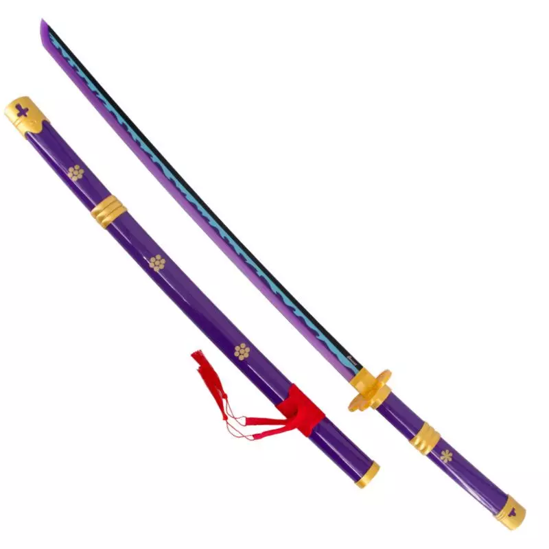 KATANA DECO LAME BAMBOU ET LED MOTIF ONE PIECE