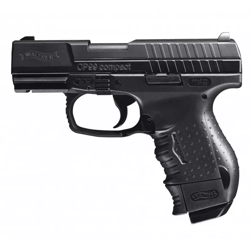 WALTHER CP99 AIRGUN PISTOL Black - 4.5mm BB - CO² left
