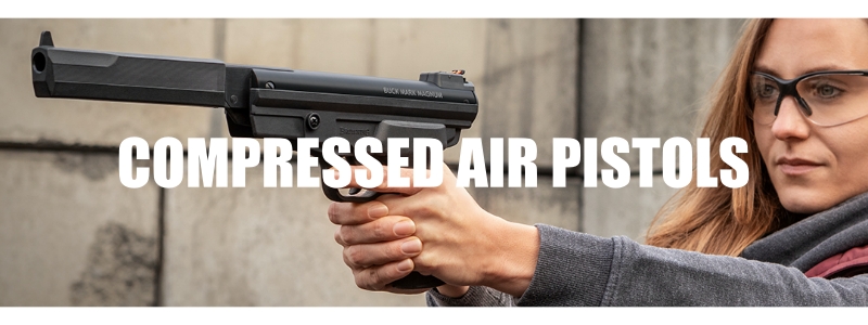 Compressed air pistols