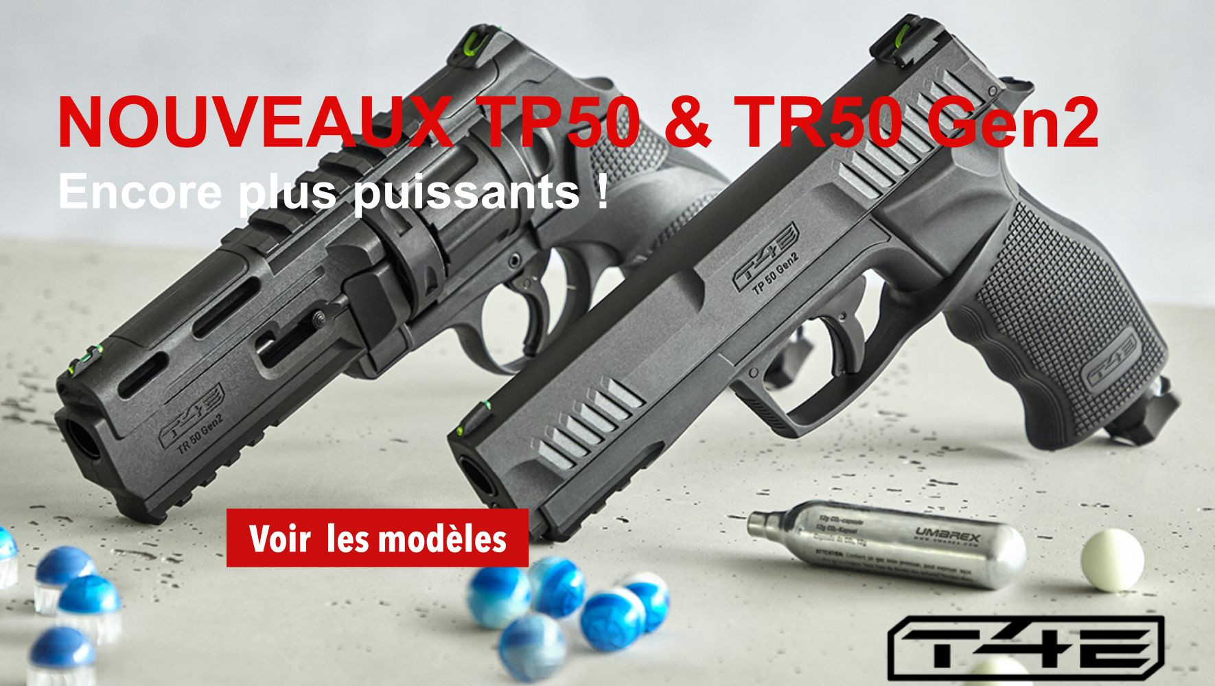 Nouveaux pistolets de défense TP50 et TR50 Gen2